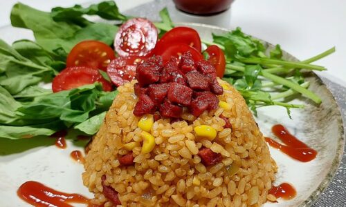 American Fried Rice - Main Dishes Recipes dari Sausage