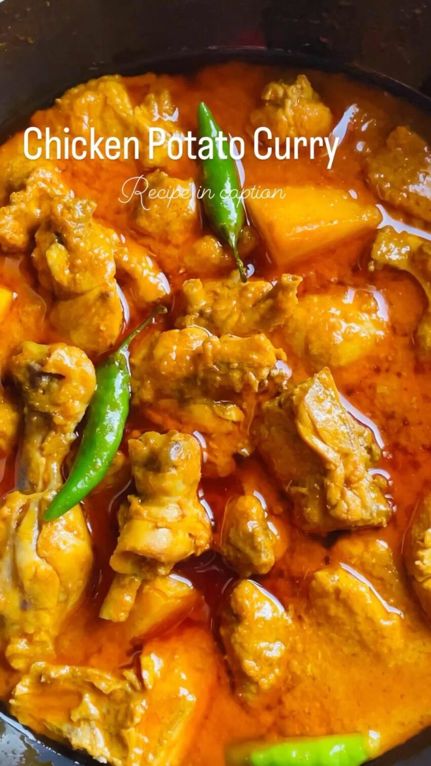 Authentic Chicken Aloo Curry
