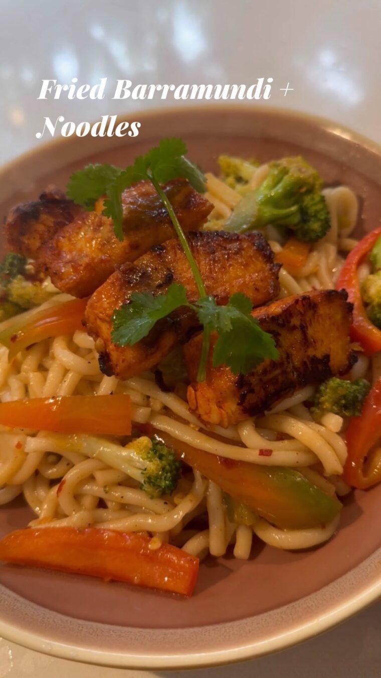 Baramundi Fish Noodles