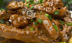 Beef Stroganoff With Buttery Mash