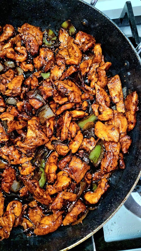 Black Pepper Chicken