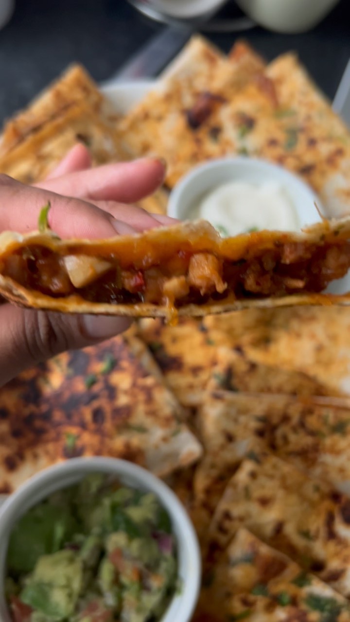 Chipotle Prawn Quesadillas
