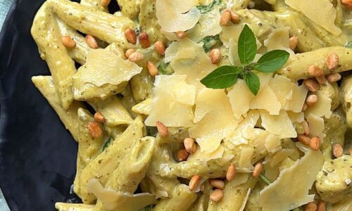 Easy Chicken Pesto Pasta