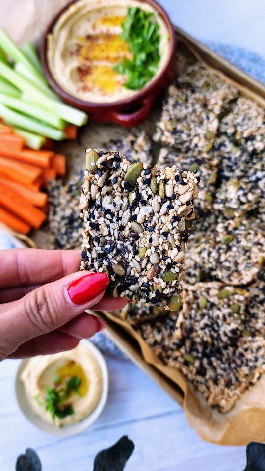 Easy Seeded Crackers