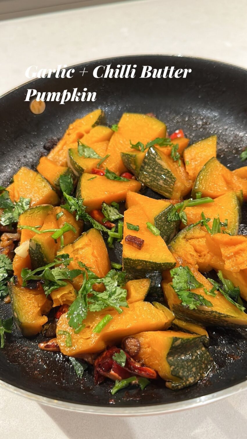Garlic And Chilli Butter Pumpkin