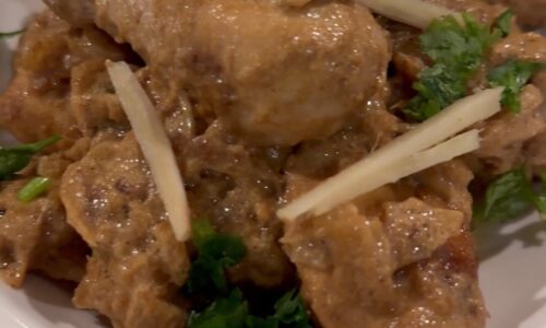 Garlic And Ginger Chicken Korma