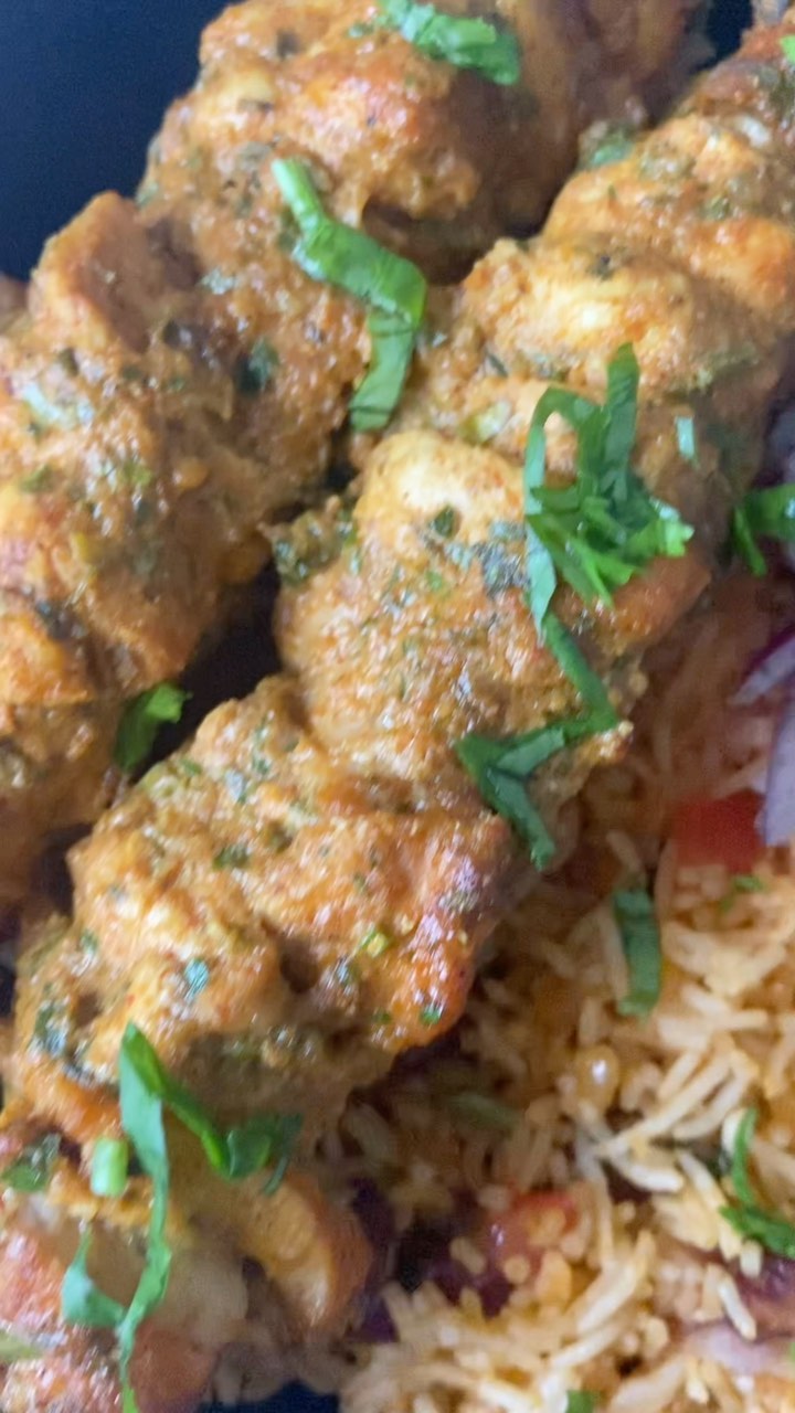 Haldi Chicken Skewers