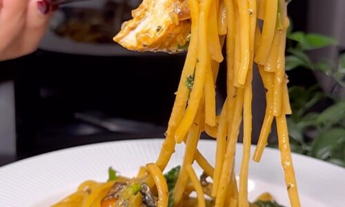 Grilled Chicken Linguine