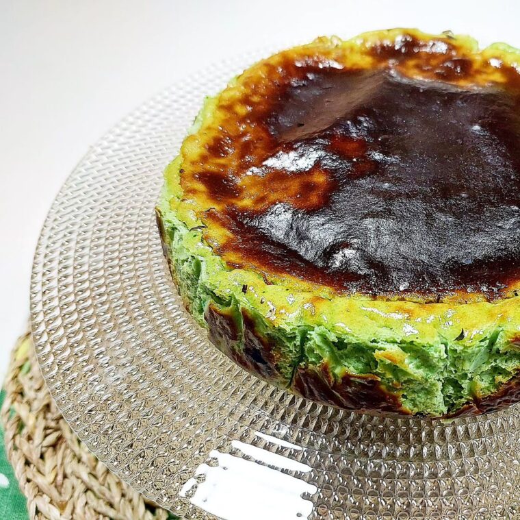 Matcha Basque Burnt Cheesecake