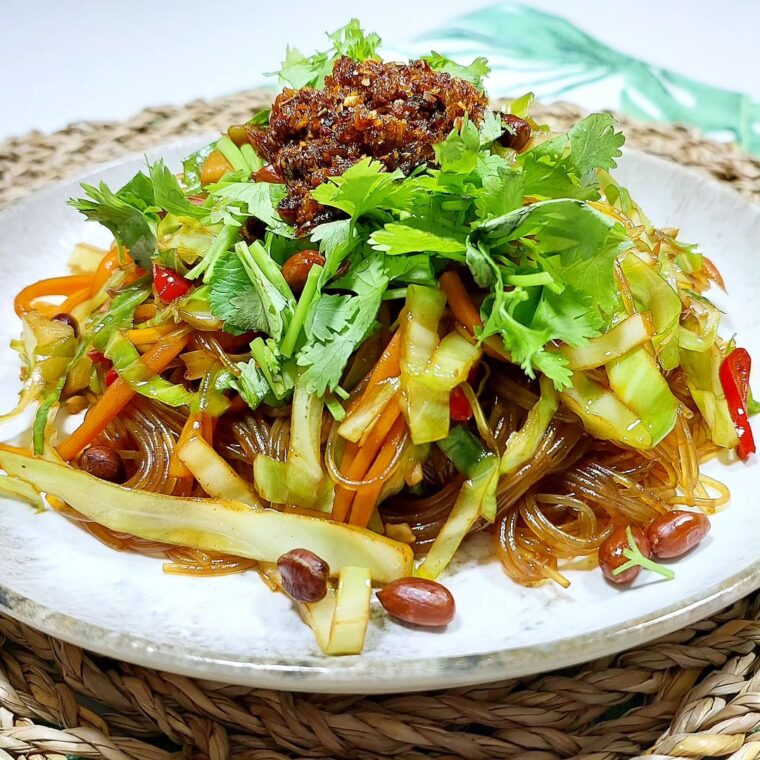 Sichuan Chilli Oil Mung Bean Noodles