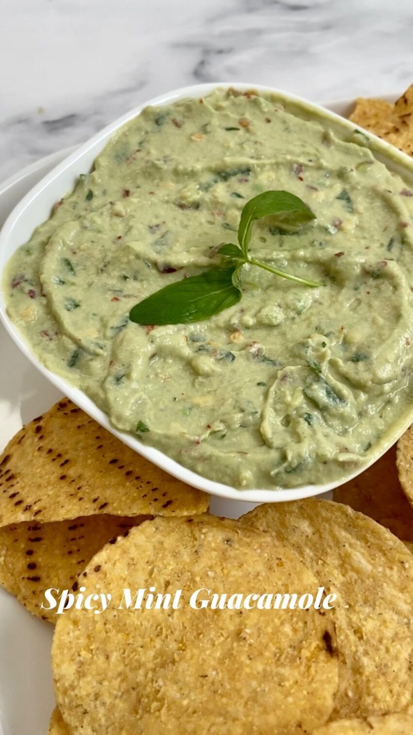 Spicy Mint Guacamole