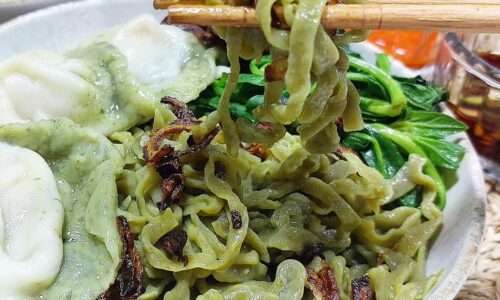 Spinach Noodles - Main Dishes dari Spinach