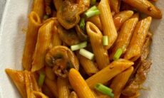 Steak Gochujang Mushrooms Pasta