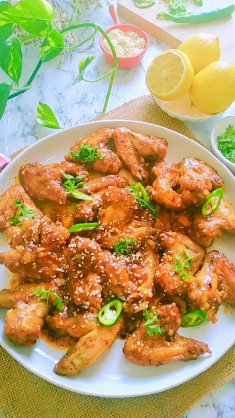 Sticky Chicken Wings