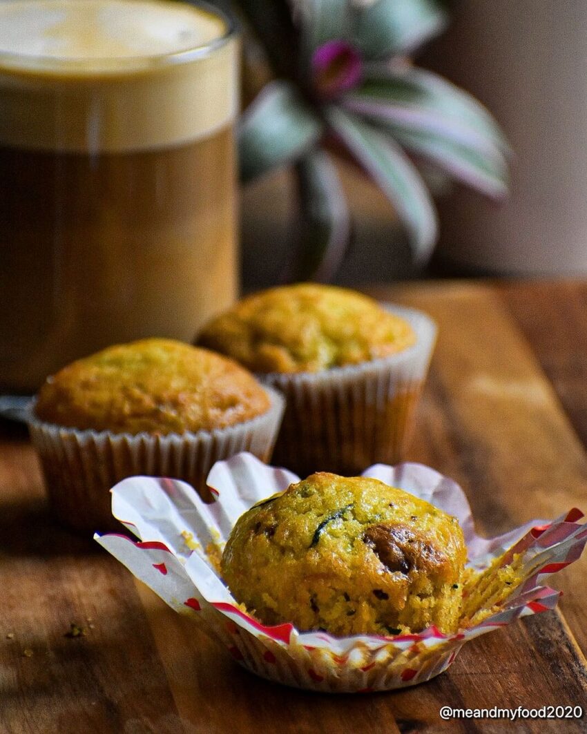 Zucchini Walnut Muffin