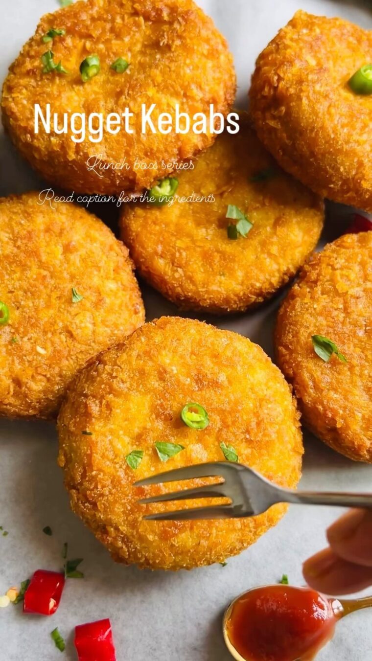 Chicken Nuggets Kebabs