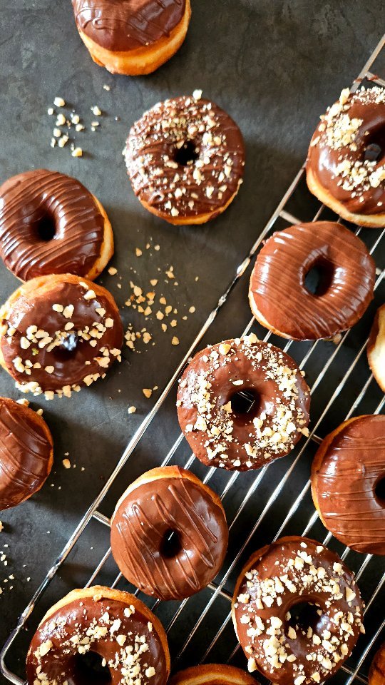 Chocolate Glazed Donuts