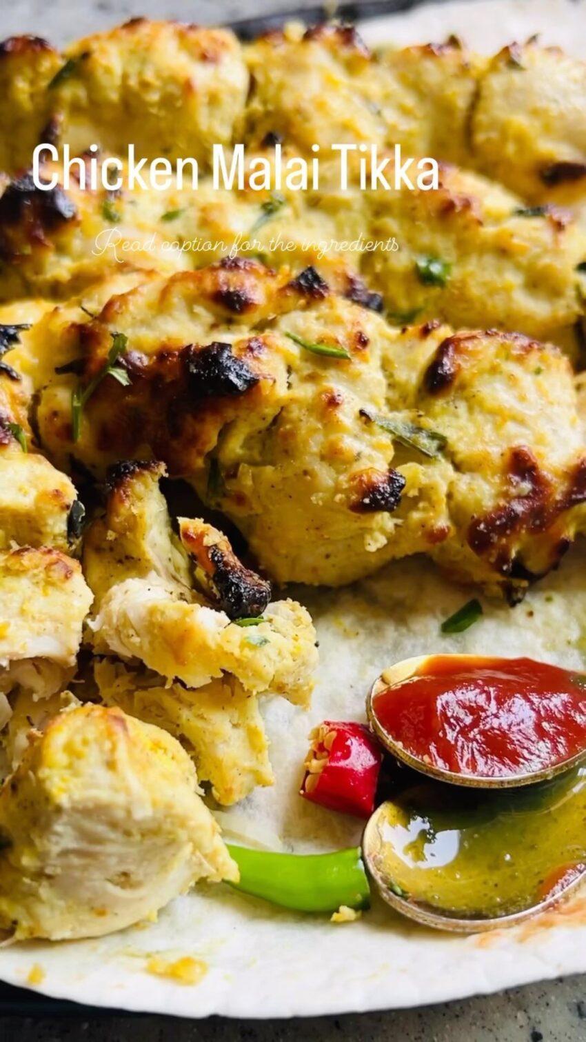 Creamiest Chicken Malai Tikka