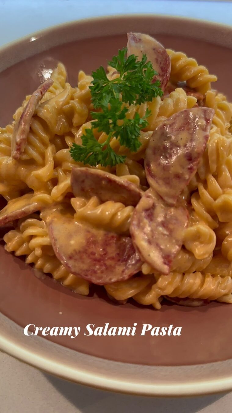 Creamy Salami Pasta