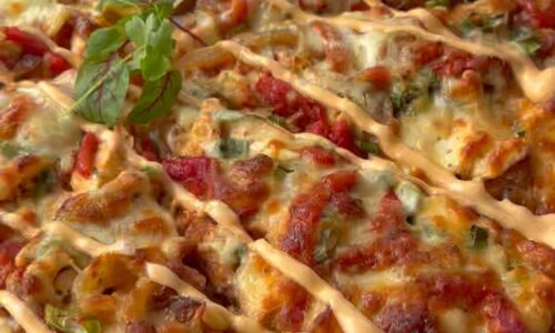 Peri Peri Chicken Pizza - Snacks & Sweets Recipes dari Chicken