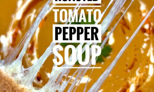 Roasted Tomato Pepper Soup - Main Dishes Recipes dari Lemon