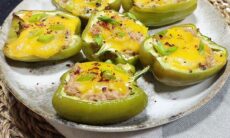 Tuna Melt Stuffed Bell Peppers