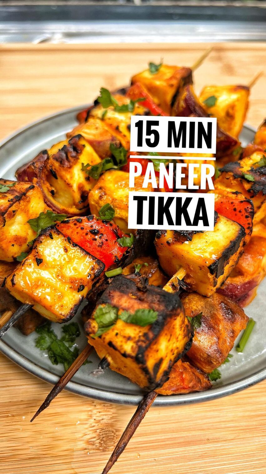 15 Minute Paneer Tikka
