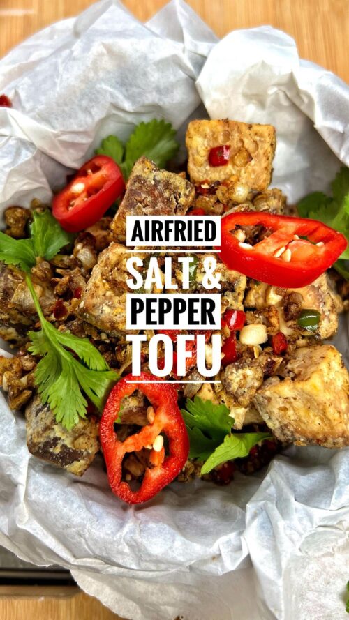 Salt pepper tofu crispy