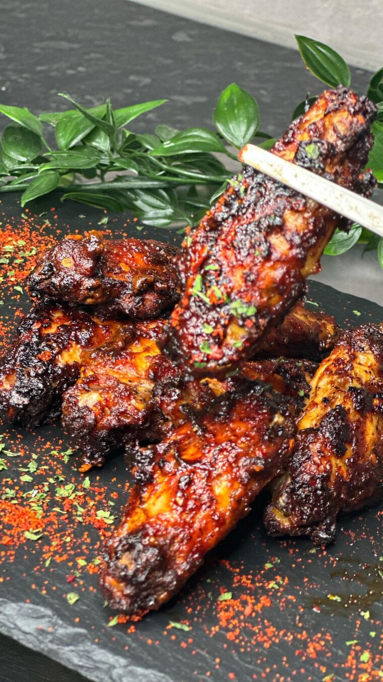 Barbecue Chicken Flat Wings