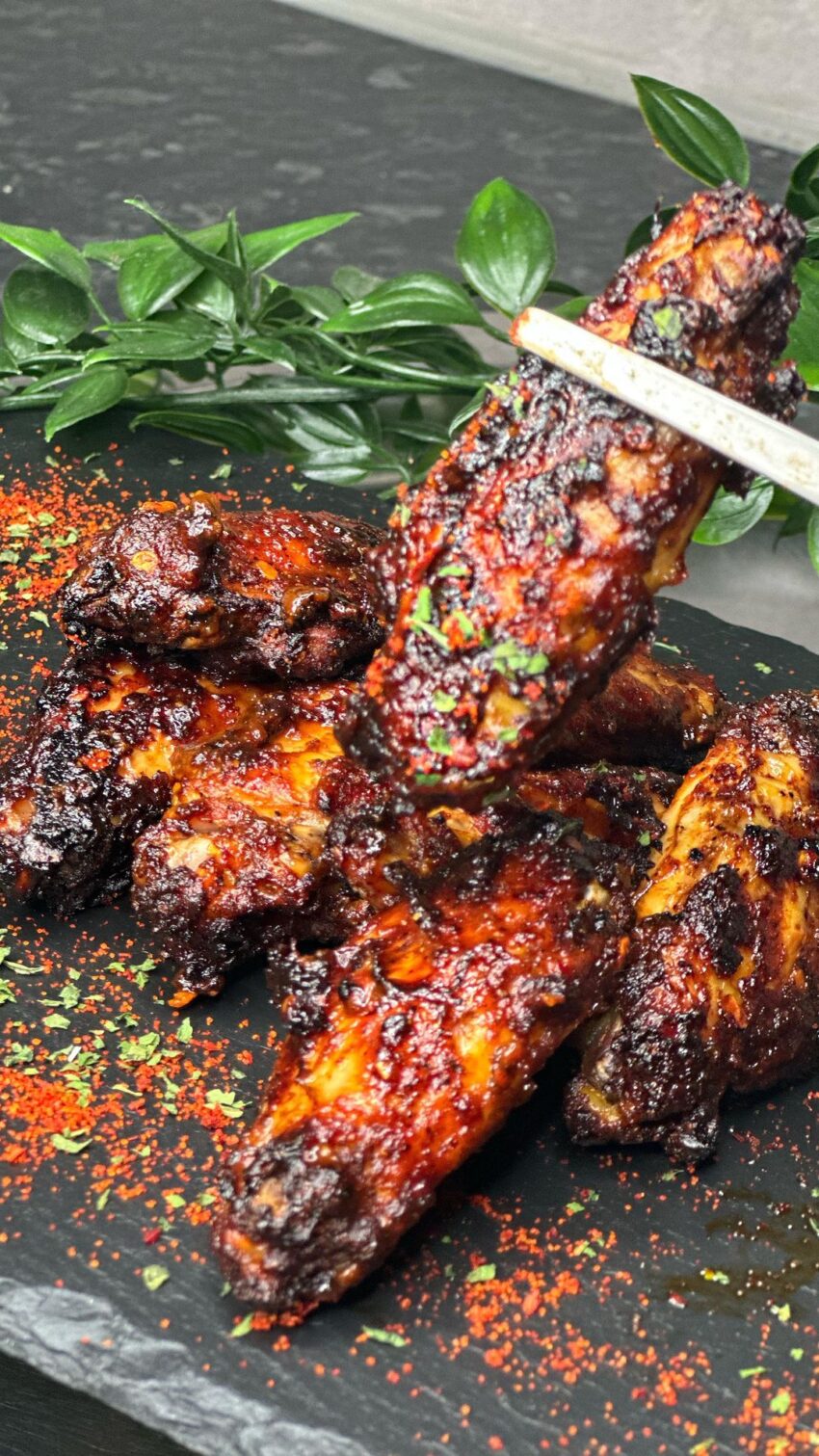 Barbecue Chicken Flat Wings