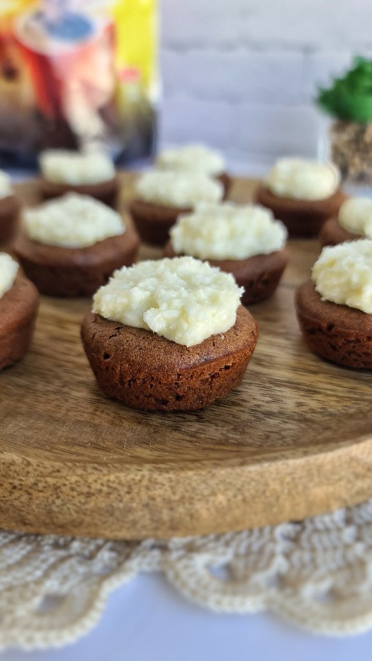 Coconut Ice Coffee Brownies