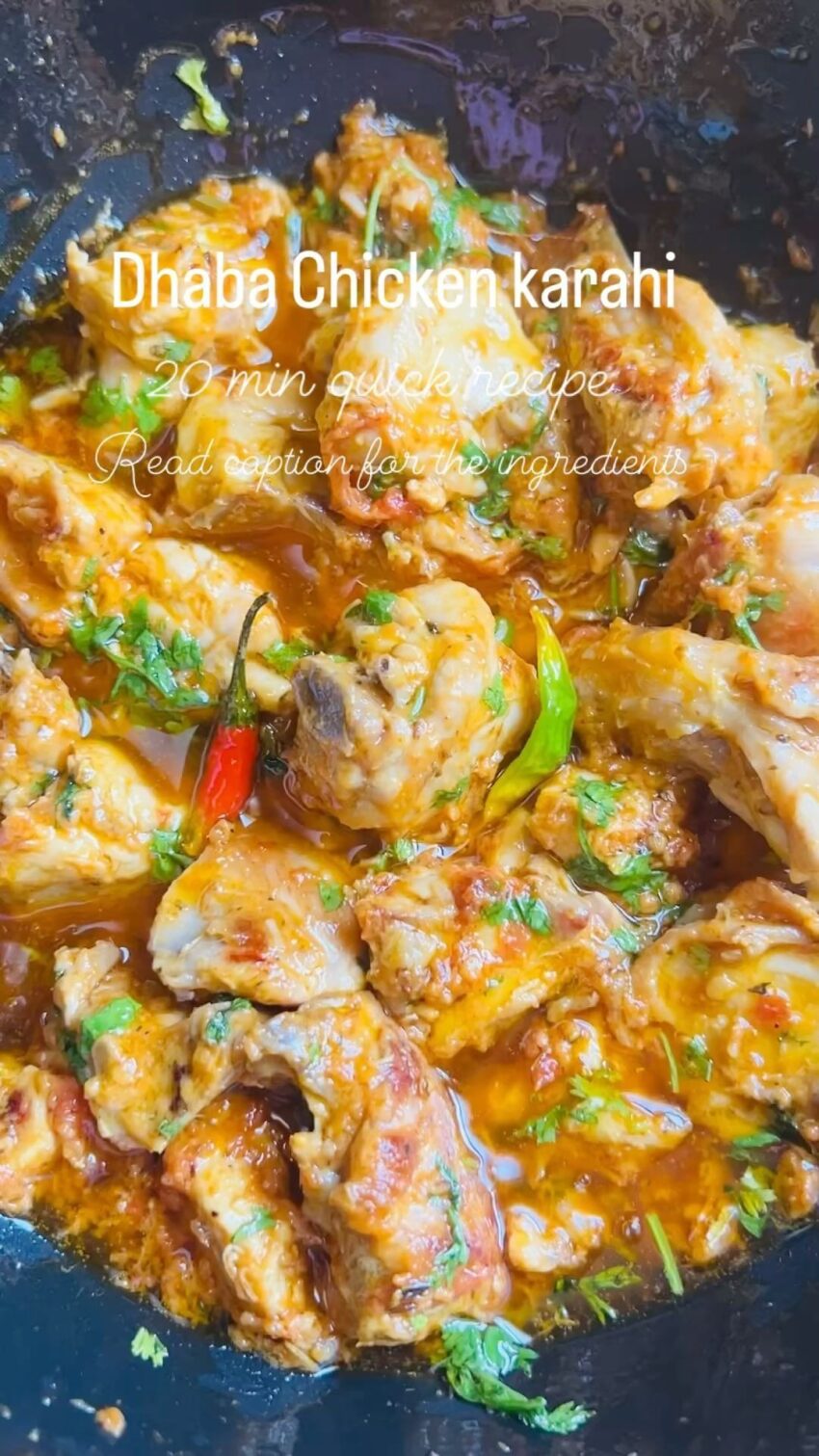 Dhaba Chicken Karahi