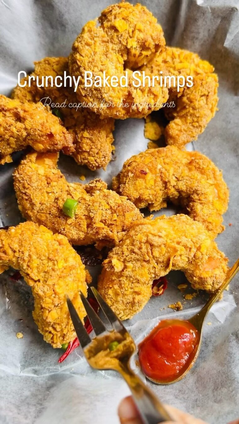 Extra Crunchy Baked Shrimp