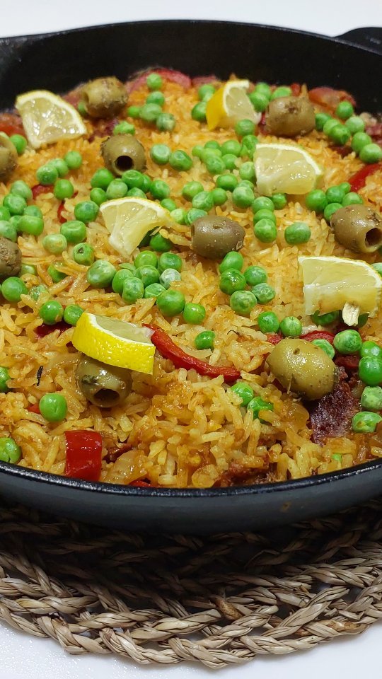 Chorizo & Pea Paella