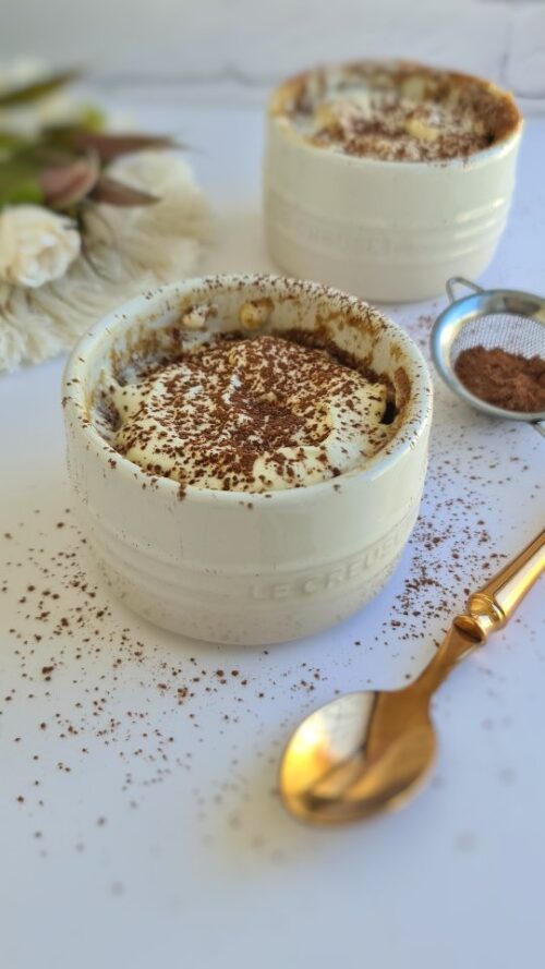 Coffee brownie mug cake