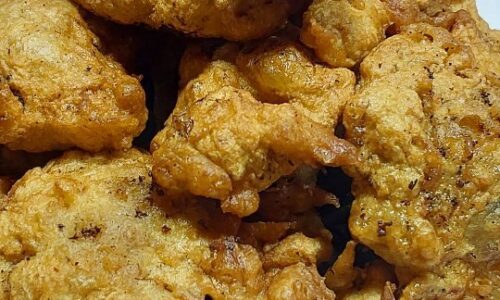 Cucur Udang Geragau (Dried Krill Fritters)