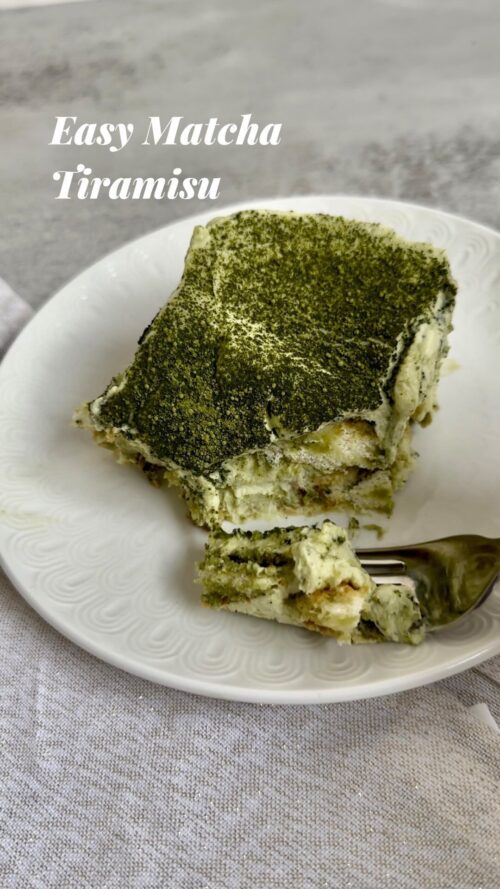 Matcha tiramisu easy
