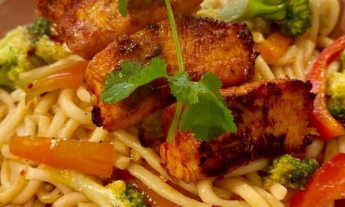 Fried Barramundi With Noods
