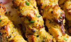 Kali Mirchi Chicken Skewers