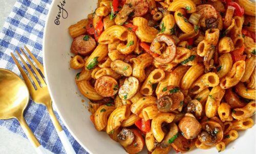 Macaroni Goreng (Stir Fry Macaroni) - Main Dishes Recipes dari Sausage