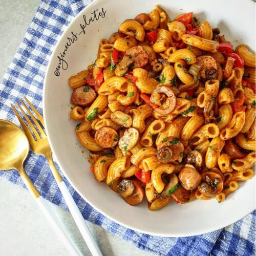 Macaroni goreng stir fry