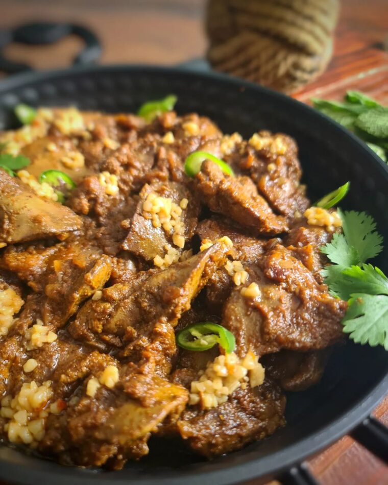 Masala Chicken Livers