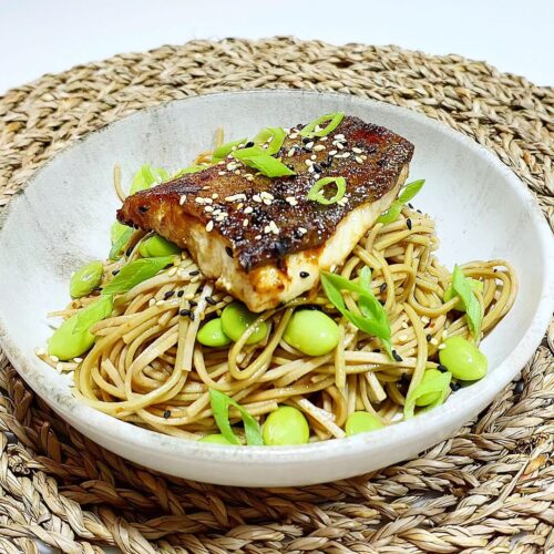 Miso glazed salmon