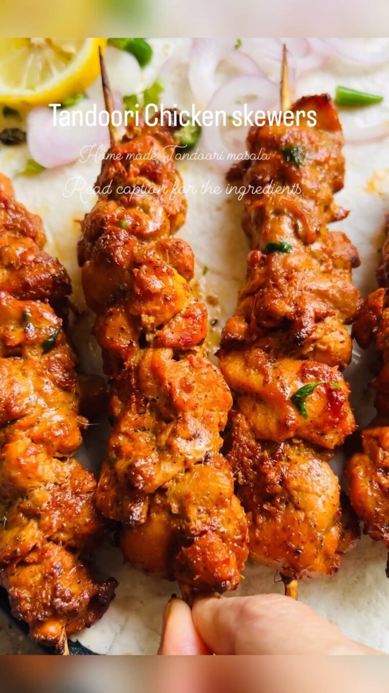 Tandoori Chicken Skewers