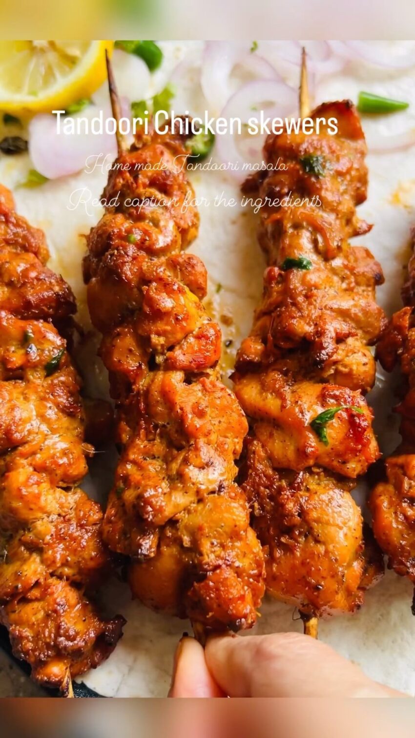 Tandoori Chicken Skewers