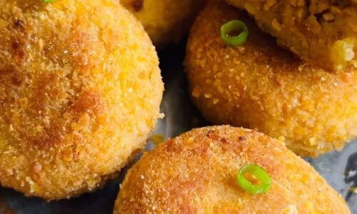Aloo Cutlets With Chicken Mince Stuffing