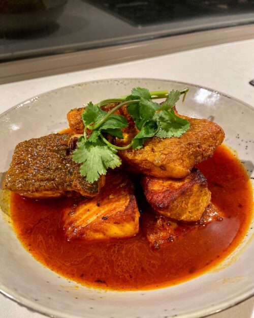 Bengali salmon curry