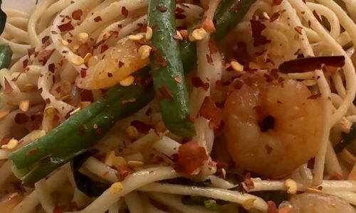 Easy Spicy Prawn Noodles