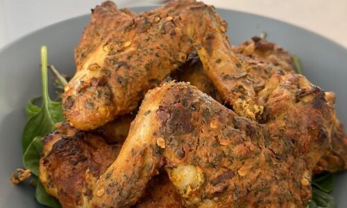 Oven Baked Masala Chicken Wings