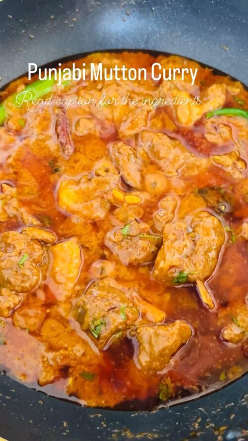 Punjabi mutton curry